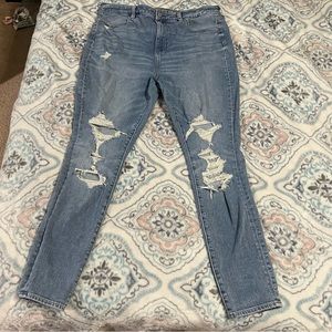 American eagle super hi-rise dream jean jeggings